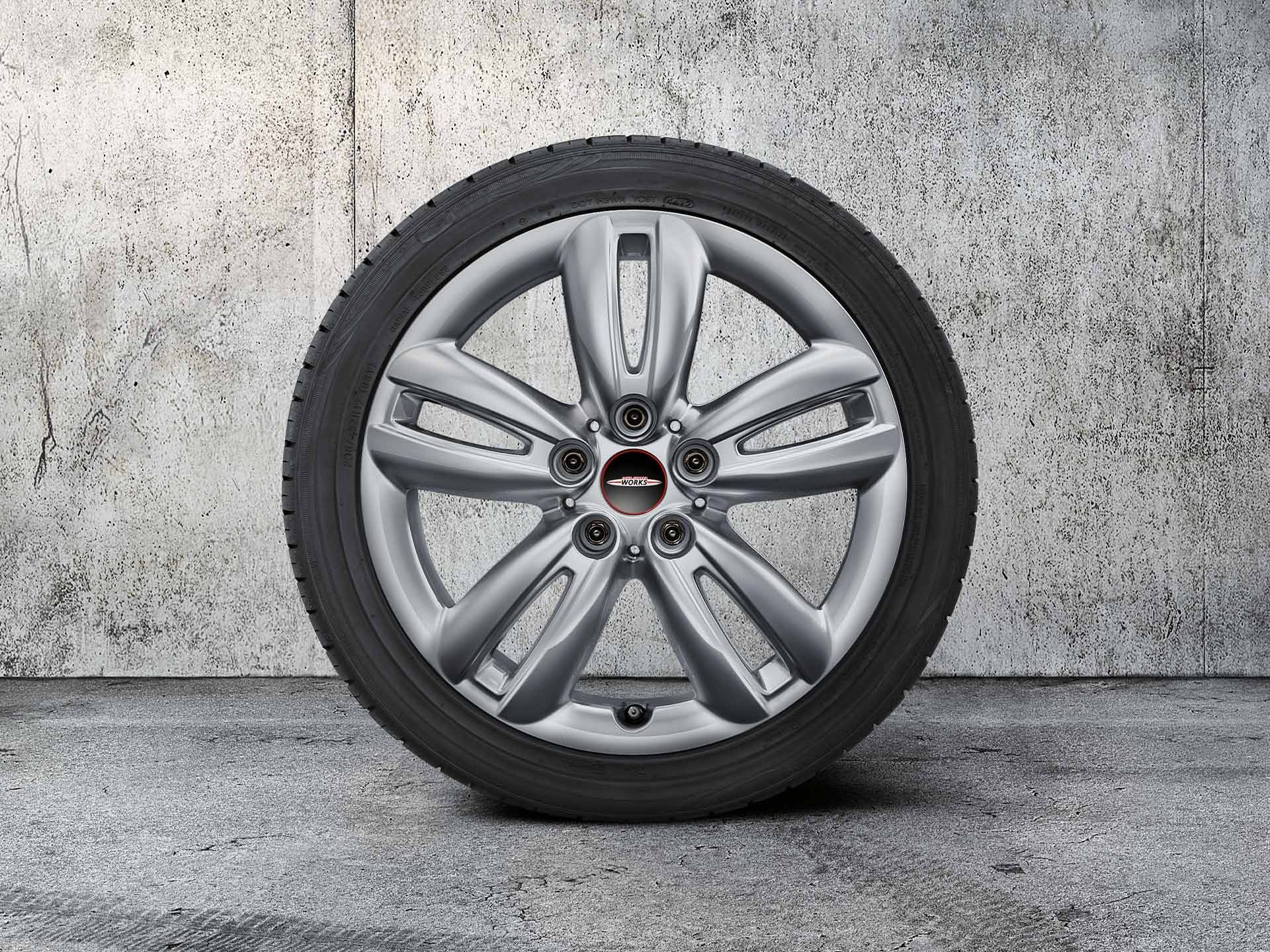 17" JCW Track Spoke 501 Bright Silver 17" JCW Track Spoke 501 Bright Silver